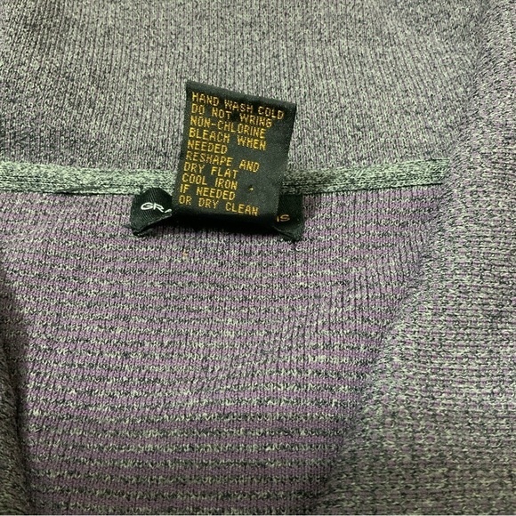 Grace Dane Lewis Vintage Blazer Double Breasted Classic Sweater Heather Gray M - Picture 12 of 16